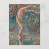 Blätter für Herbstauswertung Postkarte (Vorderseite)