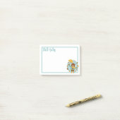 Blätter für Herbstbären Nachhinweise Post-it Klebezettel (Auf Schreibtisch)