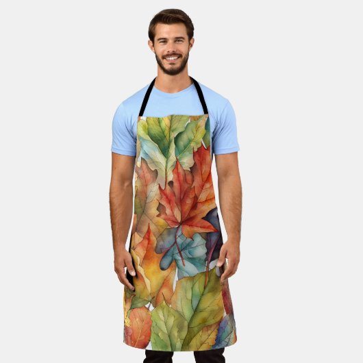 Blätter für Herbstfarben Schürze (Getragen)