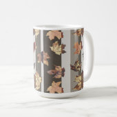 Blätter für Herbstfarben Strippen Kaffeetasse (VorderseiteRechts)