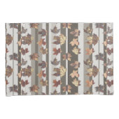 Blätter für Herbstfarben Strippen Kissenbezug (Vorderseite-Rechts)