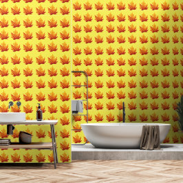 Blätter für Herbstfarben Tapete