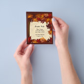 Blätter für Herbstfarben Tree Flyer für kleine Ver (Gruppe)