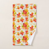 Blätter für Herbstmaple Badhandtuch Set (Handtuch)