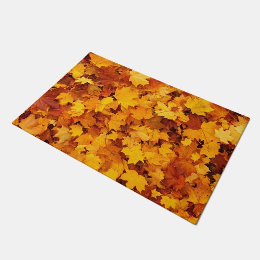 Blätter für Herbstmaple Fußmatte (Schrägansicht)