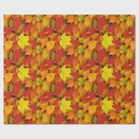 Blätter für Herbstmaple Geschenkpapier (Flach)