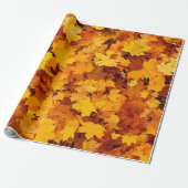 Blätter für Herbstmaple Geschenkpapier (Ungerollt)