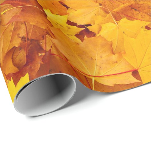 Blätter für Herbstmaple Geschenkpapier (Rolleneckpunkt)