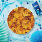 Blätter für Herbstmaple Pappteller (Party)