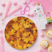 Blätter für Herbstmaple Pappteller (Party)