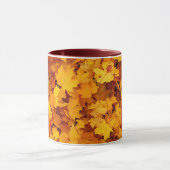 Blätter für Herbstmaple Tasse (Zentrum)
