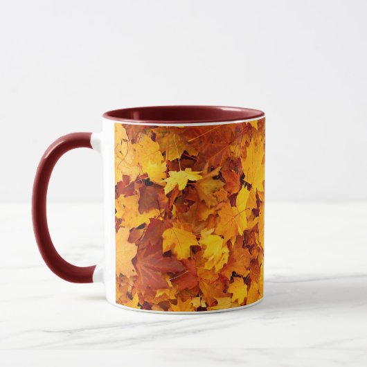 Blätter für Herbstmaple Tasse (Links)