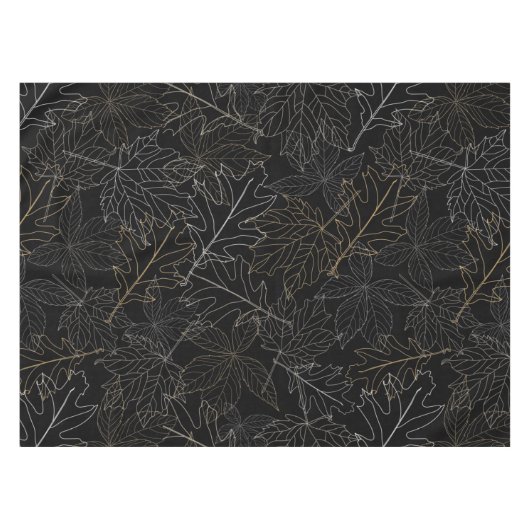 Blätter für Herbstmaple Tischdecke (Vorderseite (Horizontal))