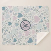 Blätter für Herz, Start und Größe Sherpadecke (Vorderseite (Horizontal))