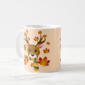 Blätter für Hirschkapelle im Herbst Kaffeetasse (Vorderseite Links)