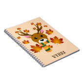 Blätter für Hirschkapelle im Herbst Notizblock (Rechte Seite)