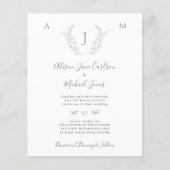 Blätter für Hochzeitsfeiern (Vorderseite)