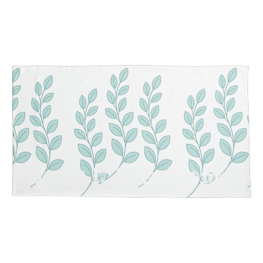 Blätter für Hüllen Kissenbezug (Rückseite)