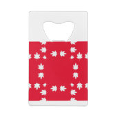 Blätter für kanadische Ahorn Geldbeutel Flaschenöffner (Rückseite)