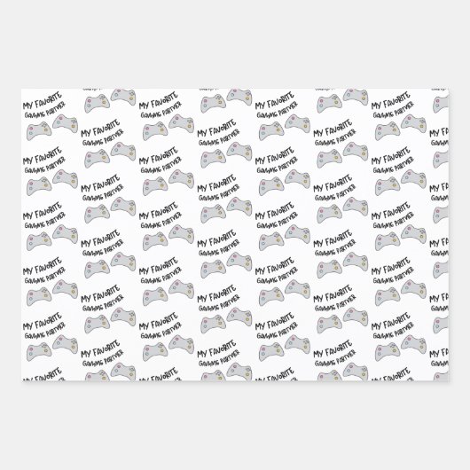 Blätter für Lieblings-Gaming-Partner (Vorderseite)