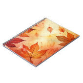 Blätter für personalisiert warme Wasserfarben Notizblock (Linke Seite)