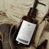 Blätter für Schönheitsstoffe und Strichcode Weinetikett