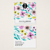 Blätter für Sommerspiele Blume Logo-Hair-Display-K (Vorne & Hinten)