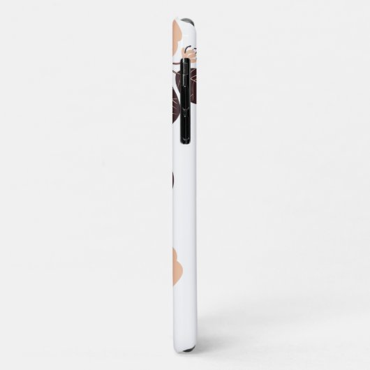 Blätter für spielerisch grüne Blume Case-Mate iPhone Hülle (Hinten/Links)