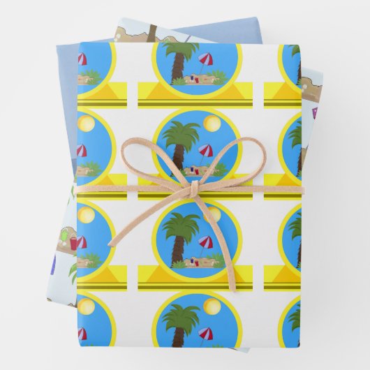 Blätter für Strand- und Ocean-Umschläge (Beispiel)