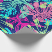 Blätter für tropische Wasserfarben | Geschenkpapier (Ecke)