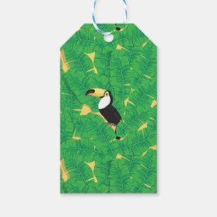 Blätter für Tukane und Bananen Geschenkanhänger