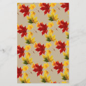 Blätter für Vintage Ahorn - Hochzeitskalender (Rückseite)