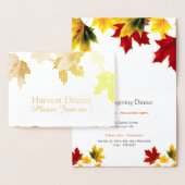 Blätter für Vintage Ahorne - Einladung des Ernteda (Anzeige)