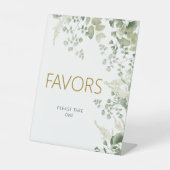 Blätter für Waldgrün - Favoriten Sockelschild (Vorderseite)