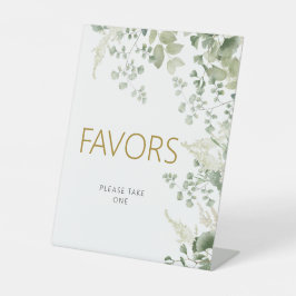 Blätter für Waldgrün - Favoriten Sockelschild