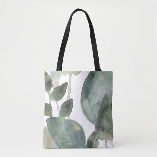 Blätter für Wasser - Aquarell Tasche (Vorderseite)
