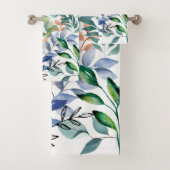 Blätter für Wasserfarben Badhandtuch Set (Insitu)