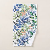 Blätter für Wasserfarben Badhandtuch Set (Handtuch)