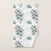 Blätter für Wasserfarben Badhandtuch Set (Handtuch)