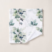 Blätter für Wasserfarben Badhandtuch Set (Waschlappen)