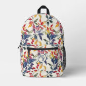 Blätter für Wasserfarben Bedruckter Rucksack (Vorderseite)