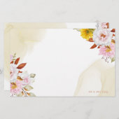 Blätter für Wasserfarben Briefpapier (Vorne/Hinten)