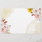 Blätter für Wasserfarben Briefpapier (Vorderseite)