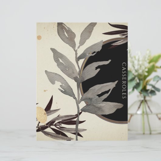 Blätter für Wasserfarben | Cassseroles (Stehend Vorderseite)