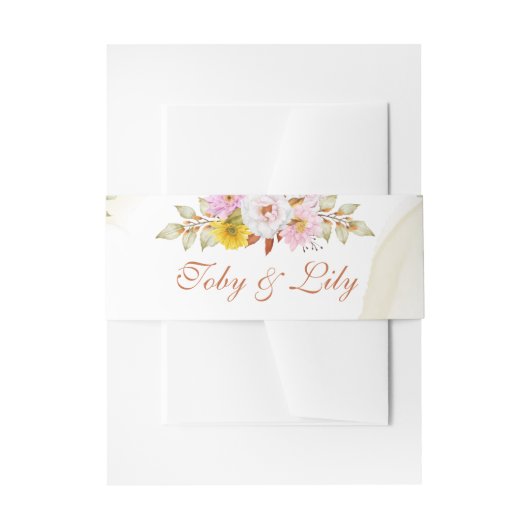 Blätter für Wasserfarben Einladungsbanderole (Vorderseite Beispiel)