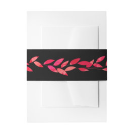 Blätter für Wasserfarben Einladungsbanderole