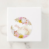 Blätter für Wasserfarben Geschenkanhänger (Beispiel)