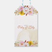 Blätter für Wasserfarben Geschenkanhänger (Vorderseite)