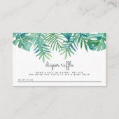 Blätter für Wasserfarben Kinderdusche Windeln Wind Begleitkarte (Vorderseite)