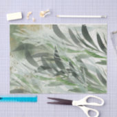 Blätter für Wasserfarben - Mossy Texture Tissue Seidenpapier (Handwerk)